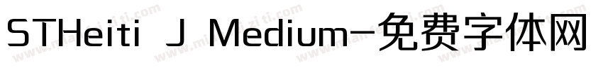 STHeiti J Medium字体转换